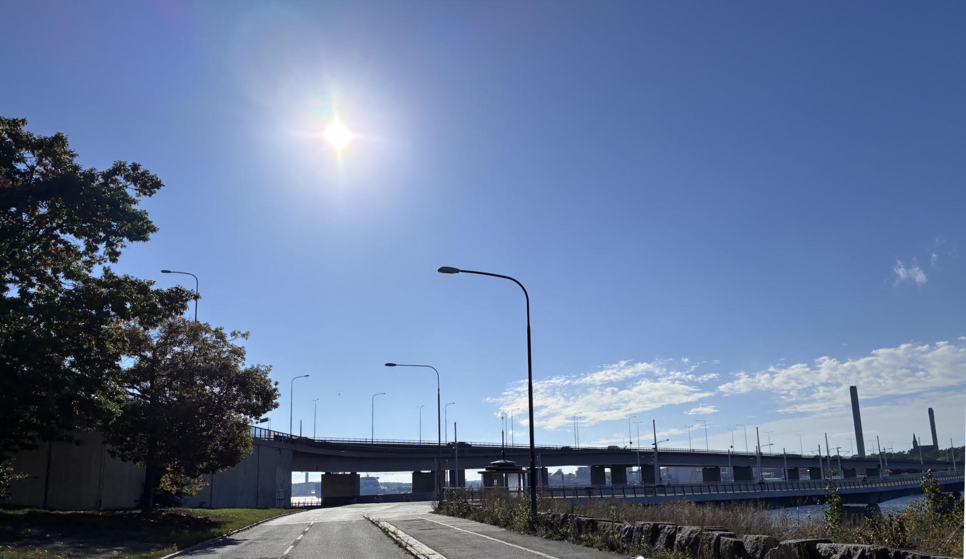Helgbrejk på andra sidan